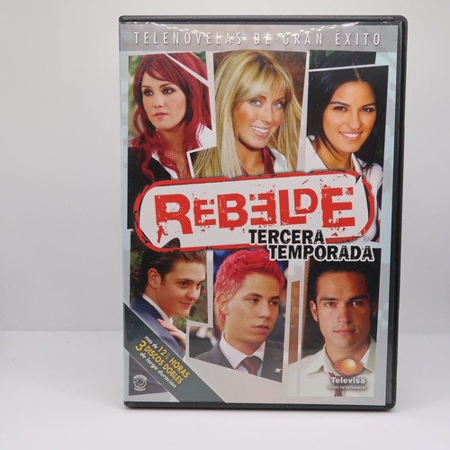 Rebelde tercera temporada dvd - rebelde:,